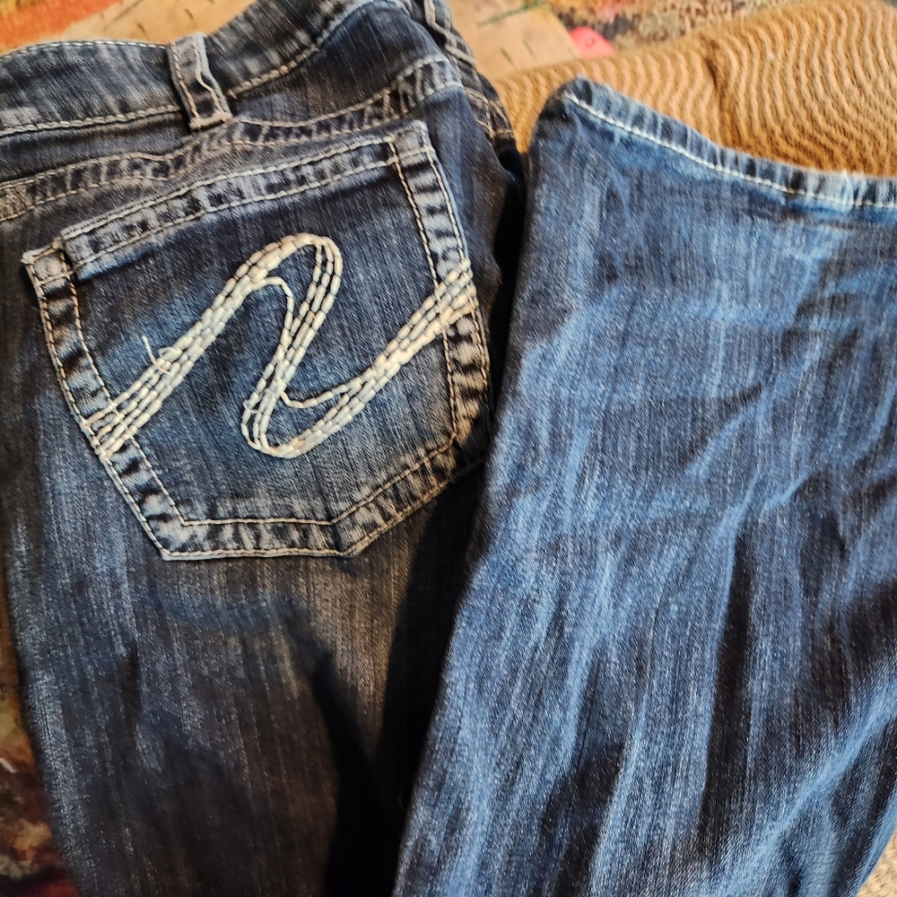 Women's silver plus size 20 jeans new wo tags